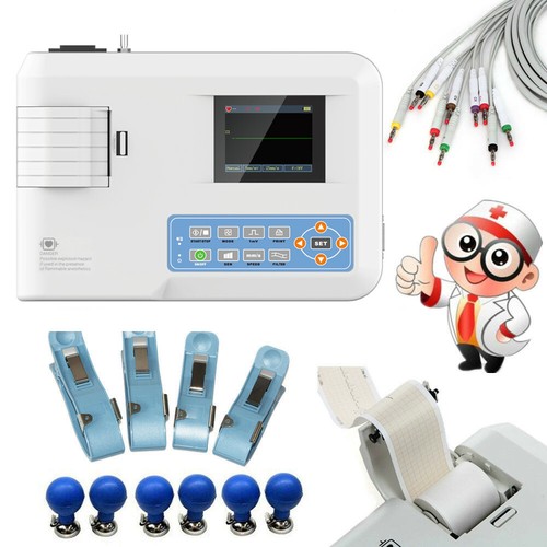 Farb-LCD-Digital-1-Kanal-ECG-E