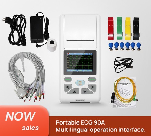 Tragbares ekg gerät - tragbares, ekg-gerät